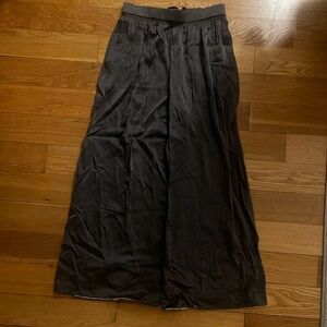 Theory 100% Silk Wide Leg Pant